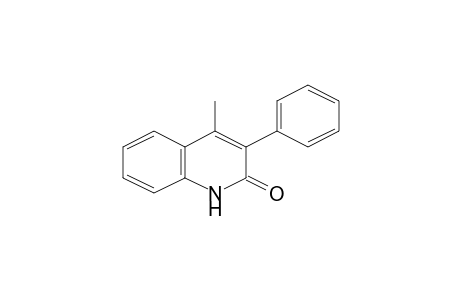 1H-Quinolin-2-one, 4-methyl-3-phenyl-