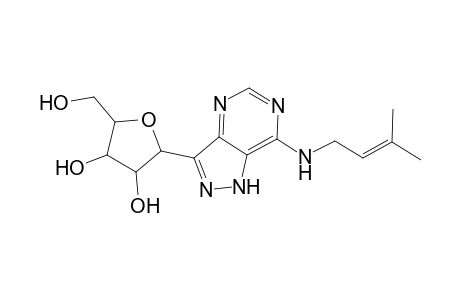 2-(hydroxymethyl)-5-[7-(3-methylbut-2-enylamino)-2H-pyrazolo[4,3-d]pyrimidin-3-yl]oxolane-3,4-diol