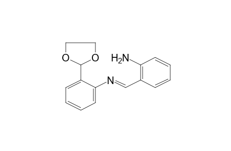 Aniline, 2-(1,3-dioxolan-2-yl)-, N-(2-aminobenzylidene)-