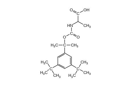 N-carboxyalanine, N-(3,5-di-tert-butyl-alpha,alpha-dimethylbenzyl) ester