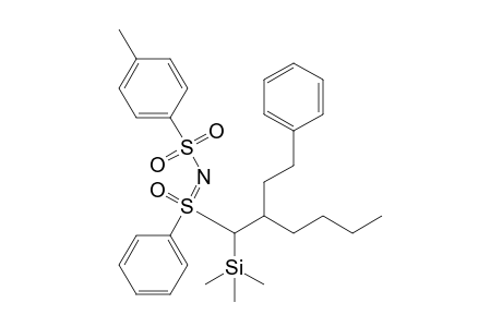 S-Phenyl-S-(1-trimethylsilyl-2-phenethyl)hexyl-N-(toluene-p-sulfonyl)sulfoximine