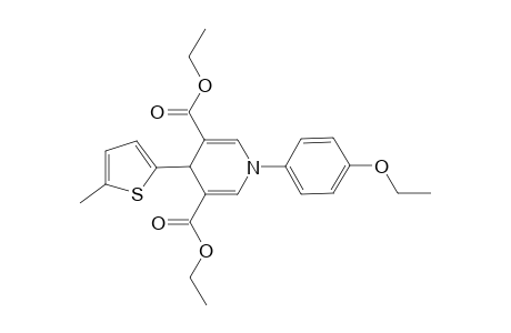 1-(4-Ethoxyphenyl)-4-(5-methyl-2-thiophenyl)-4H-pyridine-3,5-dicarboxylic acid diethyl ester