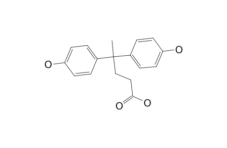 4,4-bis(p-hydroxyphenyl)valeric acid