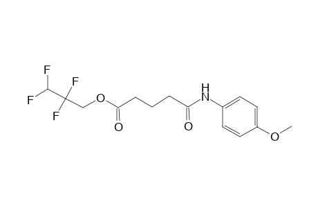 2,2,3,3-Tetrafluoropropyl 5-(4-methoxyanilino)-5-oxopentanoate