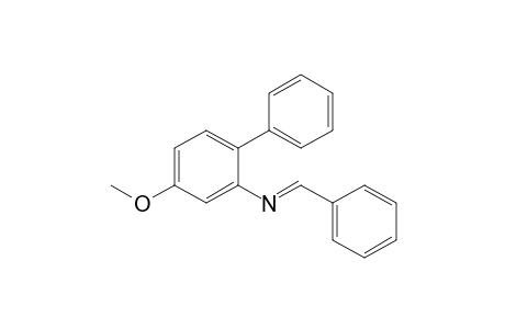 N-Benzylidene-4-methoxy-1,1-biphenyl-2-amine
