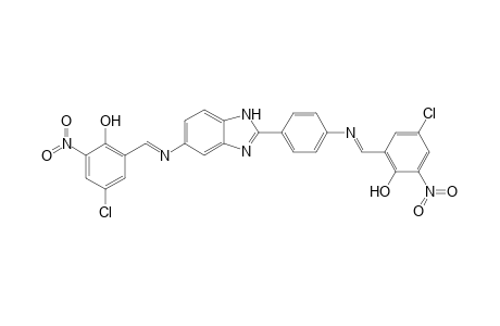 5-(5-Chloro-2-hydroxy-3-nitrobenzylideneamino)-2-[4-(5-chloro-2-hydroxy-3-nitrobenzylideneamino)phenyl]benzimidazole