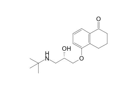 5-[(2S)-3-(tert-butylamino)-2-hydroxy-propoxy]tetralin-1-one