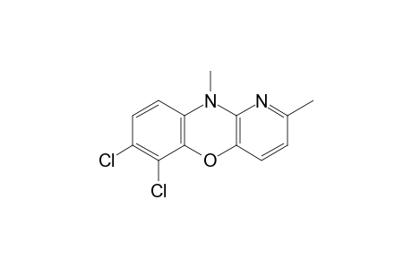 6,7-dichloro-2,10-dimethyl-10H-pyrido[3,2-b][1,4]benzoxazine