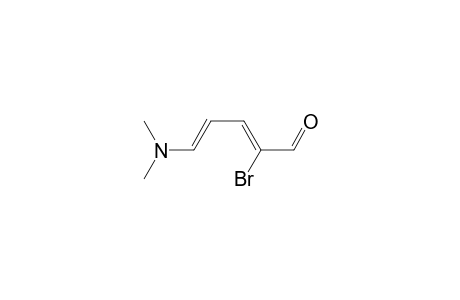 (2Z,4E)-2-bromo-5-dimethylaminopenta-2,4-dienal