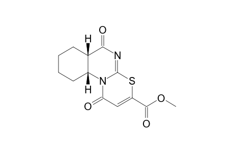 cis 3-(Methoxycarbonyl)-7,8-tetramethylene-7,8-dihydro[1,3]thiazino[3,2-a]pyrimidine-1,6(1H,6H)-dione