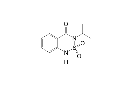 3-isopropyl-1H-2,1,3-benzothiadiazin-4(3H)-one 2,2-dioxide