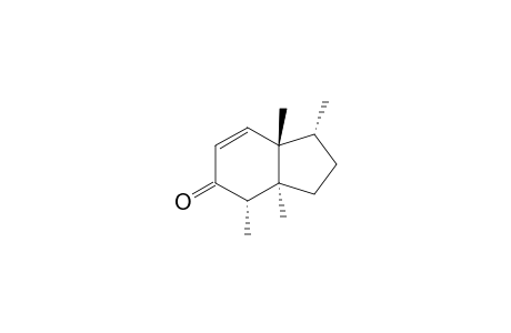 (1R,3aS,4S,7aS)-1,3a,4,7a-Tetramethyl-2,3,3a,4,5,7a-hexahydro-1H-5-indenone