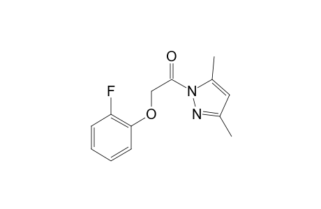 1-[(2-Fluorophenoxy)acetyl]-3,5-dimethyl-1H-pyrazole