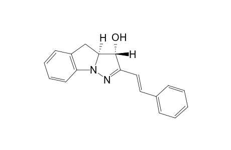 (3S,3aS)-2-(E)-Cinnamyl-3-hydroxy-3a,4-dihydro-3H-pyrazolo[1,5-a]indole