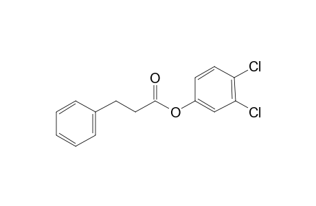 3-Phenylpropionic acid, 3,4-dichlorophenyl ester