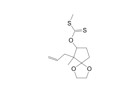 S-METHYL-O-[3,3-ETHYLENEDIOXY-2-METHYL-2-(PROP-2'-ENYL)-CYCLOPENT-1-YL]-DITHIOCARBONATE;MAJOR-EPIMER