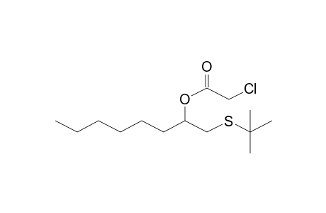 Octane, 1-(t-butylthio)-2-(chloroacetoxy)-