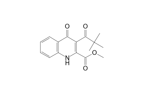 Methyl 3-(2,2-dimethylpropanoyl)-4-oxo-1,4-dihydro-2-quinolinecarboxylate