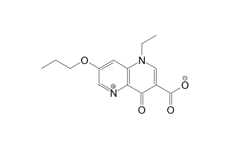1,4-dihydro-1-ethyl-4-oxo-7-propoxy-1,5-naphthyridine-3-carboxylic acid