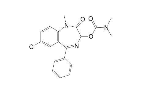 7-Chloro-1-methyl-2-oxo-5-phenyl-2,3-dihydro-1H-1,4-benzodiazepin-3-yl dimethylcarbamate