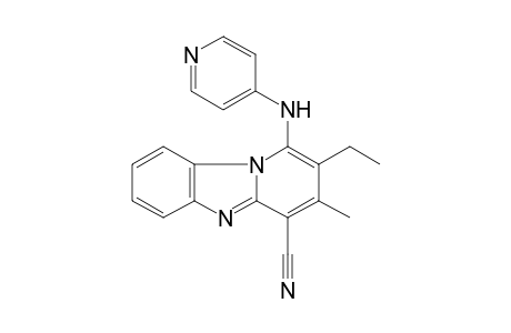 2-Ethyl-3-methyl-1-(4-pyridylamino)pyrido[1,2-a]benzimidazole-4-carbonitrile