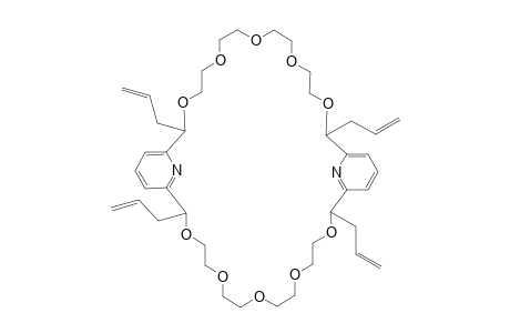 (+)-2,16,22,36-Tetraallyl-3,6,9,12,15,23,26,29,32,35-decaoxa-41,42-diazatricyclo[36.3.1.1(17,21)]dotetraconta-1(41),17,19,21,37,39,hexaene