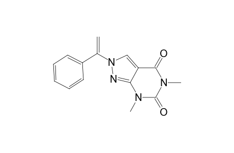 5,7-DIMETHYL-2-BENZYLVINYLPYRAZOLO-[3,4-D]-PYRIMIDINE-4,6(5H,7H)-DIONE