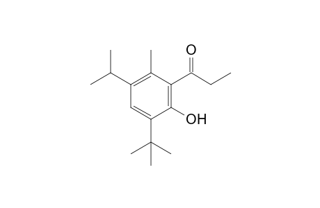 3'-tert-butyl-2'-hydroxy-5'-isopropyl-6'-methylpropiophenone