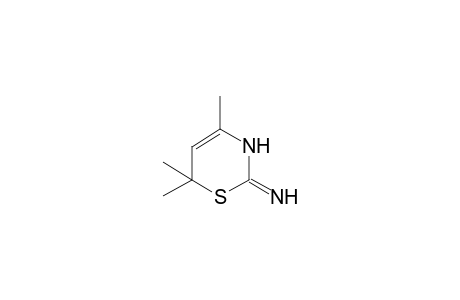 2H-1,3-Thiazin-2-imine, 3,6-dihydro-4,6,6-trimethyl-