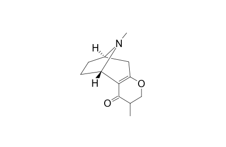 Cyclohepta[b]pyran-5,8-imin-4(5H)-one, 2,3,6,7,8,9-hexahydro-3,10-dimethyl-