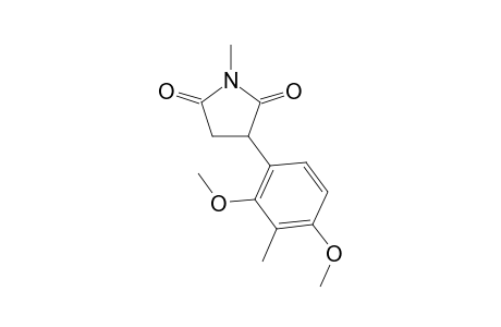 3-(2,4-Dimethoxy-3-methylphenyl)-1-methylpyrrolidine-2,5-dione