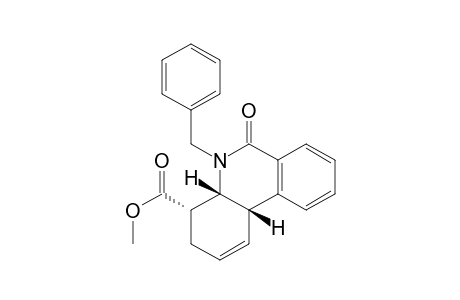 4-Phenanthridinecarboxylic acid, 3,4,4a,5,6,10b-hexahydro-6-oxo-5-(phenylmethyl)-, methyl ester, (4.alpha.,4a.beta.,10b.beta.)-