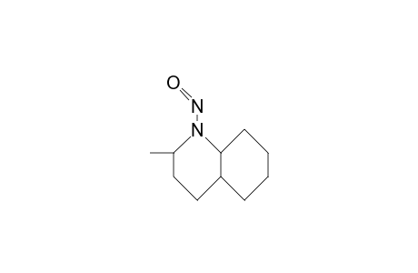 N-NITROSO-2-ALPHA-METHYL-CIS-DECAHYDROQUINOLINE;ANTI-CONFORMATION