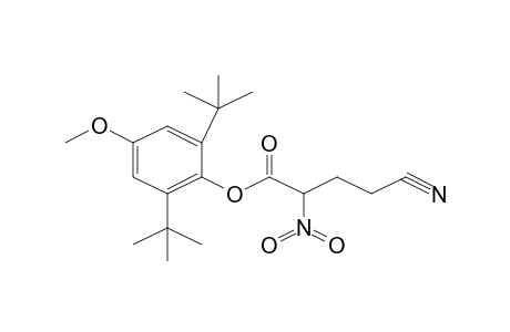 Butanoic acid, 4-cyano-2-nitro-, 2,6-bis(1,1-dimethylethyl)-4-methoxyphenyl ester