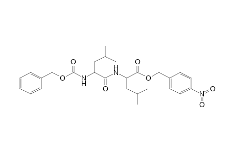 4-Nitrobenzyl 2-[(2-([(benzyloxy)carbonyl]amino)-4-methylpentanoyl)amino]-4-methylpentanoate