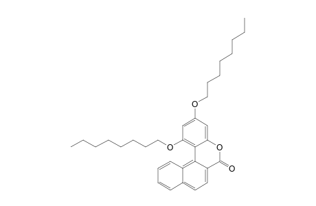 1,3-Dioctyloxy-6H-benzo[b]naphtho[1,2-d]pyran-6-one