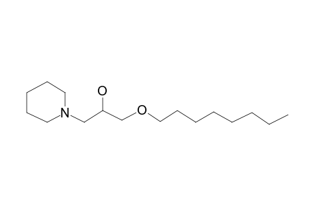 2-Propanol, 1-octyloxy-(1-piperidinyl)-