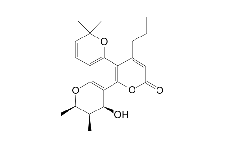 (+-)-Calanolide C