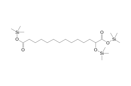 Bis(trimethylsilyl) 2-[(trimethylsilyl)oxy]tetradecanedioate