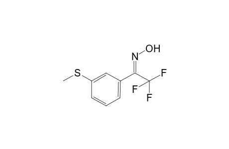 2,2,2-Trifluoro-1-(3-methylsulfanylphenyl)ethanone oxime