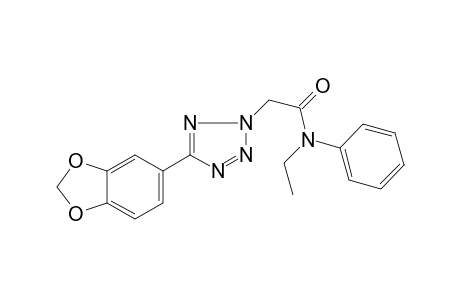 2H-tetrazole-2-acetamide, 5-(1,3-benzodioxol-5-yl)-N-ethyl-N-phenyl-