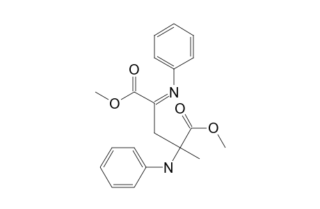 Glutamic acid, 2-methyl-N-phenyl-4-(phenylimino)-, dimethyl ester, (Z)-