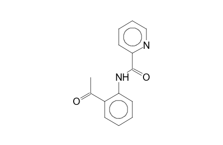 2-Pyridinecarboxamide, N-(2'-acetylphenyl)-