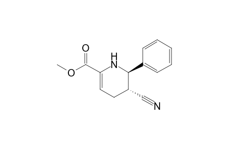 Methyl (5R,6R)-5-Cyano-1,4,5,6-tetrahydro-6-phenyl-pyridine-2-carboxylate