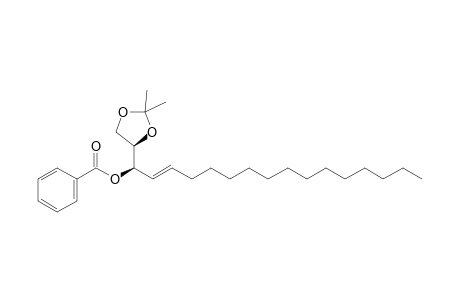 (2R,3R,4E)-1,2-o-Isopropylidene-3-o-benzoyloctadec-4-ene-1,2,3-triol