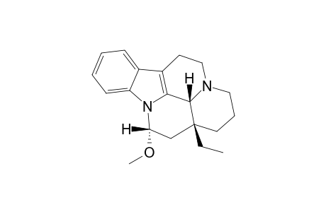 (-)-16R,21R-O-METHYLEBURNAMINE