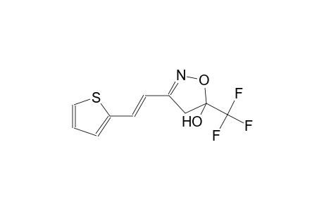 3-[(E)-2-(2-thienyl)ethenyl]-5-(trifluoromethyl)-4,5-dihydro-5-isoxazolol