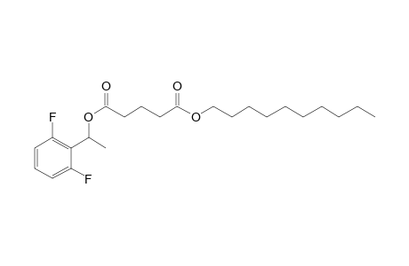 Glutaric acid, decyl 1-(2,6-difluorophenyl)ethyl ester