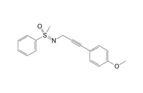 N-[3-(4-Methoxyphenyl)prop-2-yn-1-yl]-S,S-methylphenyl sulfoximine