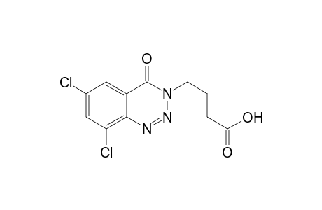 1,2,3-Benzotriazine-3(4H)-butanoic acid, 6,8-dichloro-4-oxo-